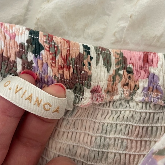 O. Vianca Floral Ruched Skirt - Picture 5 of 8